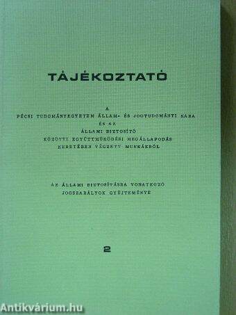 Az Állami Biztosításra vonatkozó jogszabályok gyűjteménye