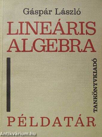 Lineáris algebra példatár