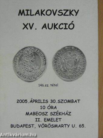 Milakovszky XV. aukció