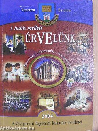 A Veszprémi Egyetem kutatási területei 2004