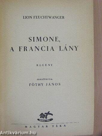 Simone, a francia lány