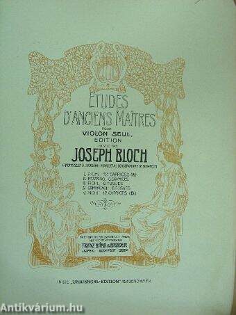 Etudes d'anciens Maitres