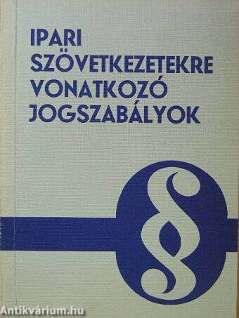 Ipari szövetkezetekre vonatkozó jogszabályok