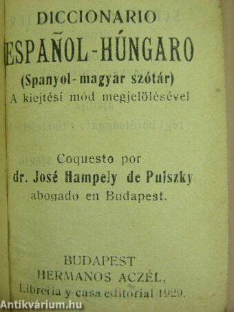 Diccionario Espanol-Húngaro (minikönyv)