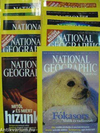 National Geographic Magyarország 2004. (nem teljes évfolyam)