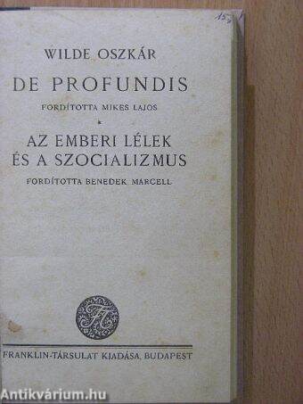 De profundis/Az emberi lélek és a szocializmus