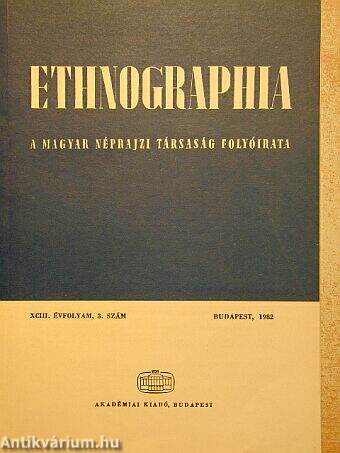 Ethnographia 1982/3.