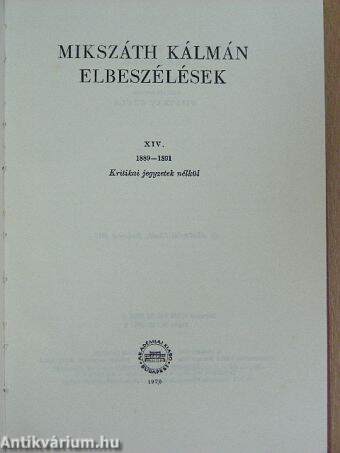 Elbeszélések XIV.