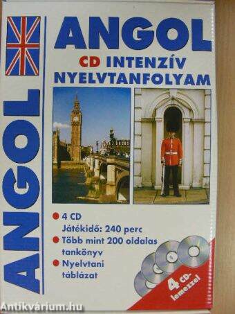 Angol CD intenzív nyelvtanfolyam - 4 CD-vel