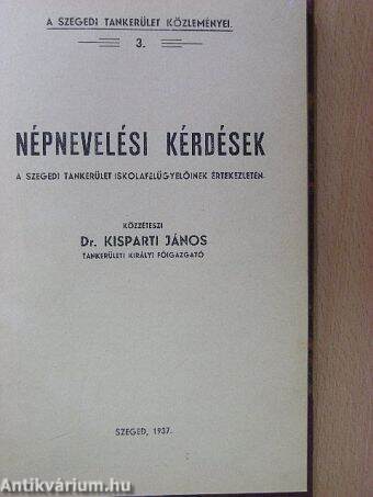 Népnevelési kérdések