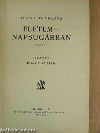 Életem-napsugárban