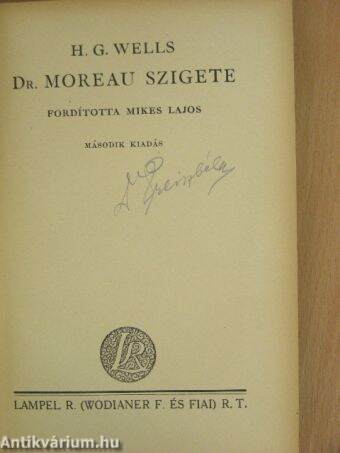 Dr. Moreau szigete