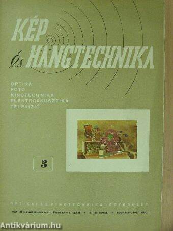 Kép- és hangtechnika 1957. (nem teljes évfolyam)