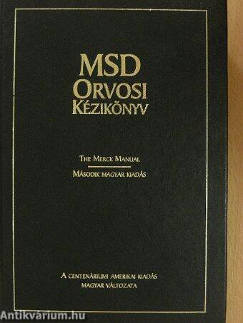 MSD Orvosi Kézikönyv