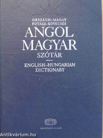 Angol-magyar szótár