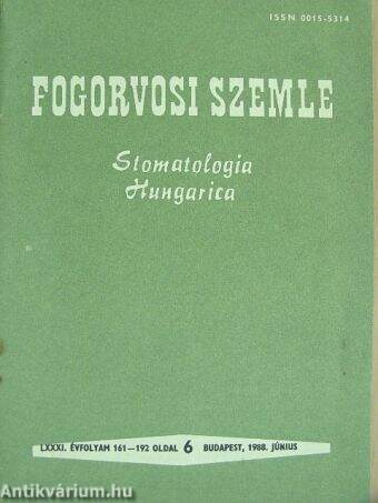 Fogorvosi Szemle 1988. június