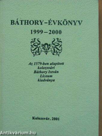 Báthory-évkönyv 1999-2000