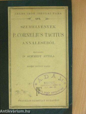 Szemelvények P. Cornelius Tacitus Annaleséből