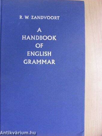 A Handbook of English Grammar