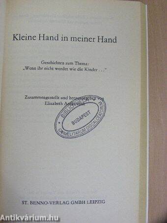 Kleine Hand in meiner Hand