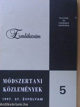 Módszertani közlemények 1997/5.