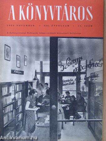 A Könyvtáros 1953. november