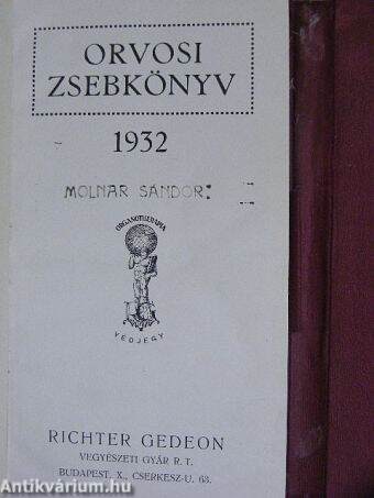 Orvosi zsebkönyv 1932