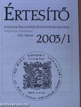 Értesítő 2003/1.