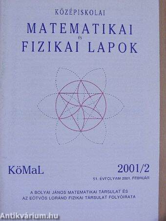 Középiskolai matematikai és fizikai lapok 2001. február