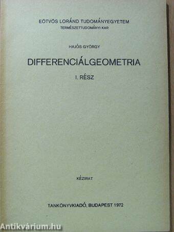 Differenciálgeometria I.