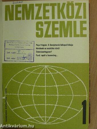 Nemzetközi Szemle 1976. január-december I-II.