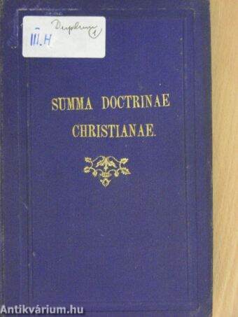 Summa Doctrinae Christianae I-III.