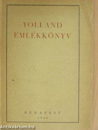 Yolland emlékkönyv