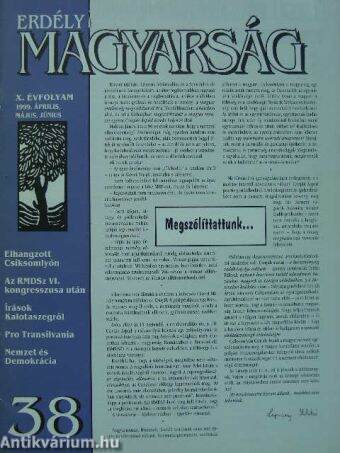 Erdélyi Magyarság 1999. április-május-június