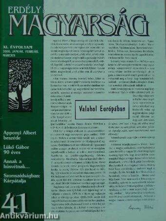 Erdélyi Magyarság 2000. január-február-március