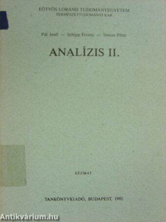 Analízis II.