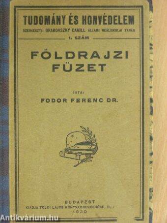 Földrajzi füzet/Kémiai füzet I-II./Fizikai füzet I-II.