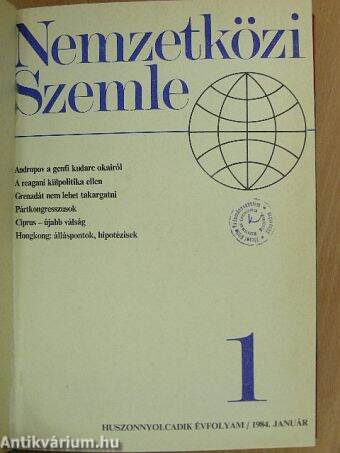 Nemzetközi Szemle 1984. január-december I-II.