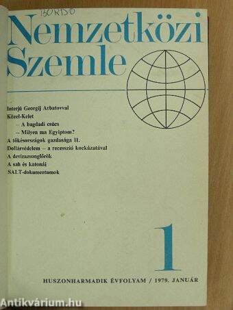 Nemzetközi Szemle 1979. január-december I-II.