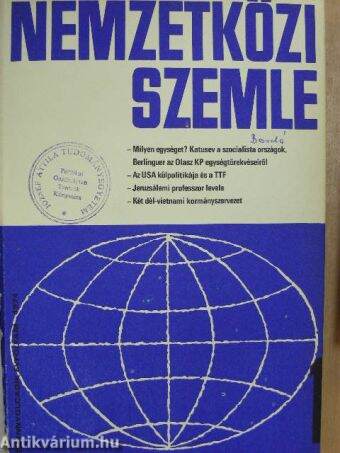 Nemzetközi Szemle 1974. január-december I-II.