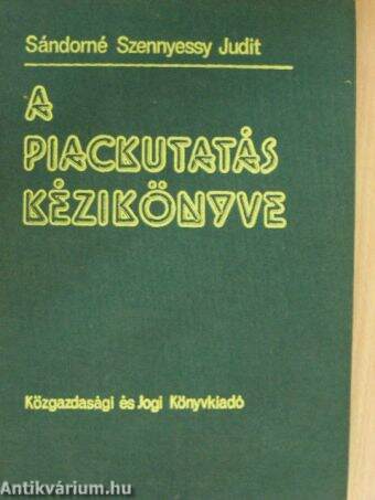 A piackutatás kézikönyve