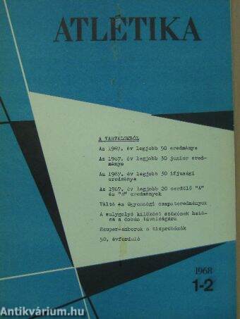 Atlétika 1968. január-február