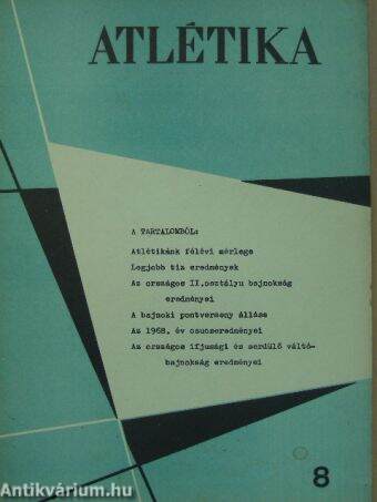 Atlétika 1968. augusztus