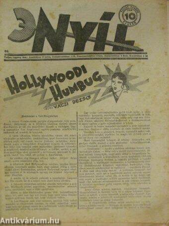 Nyíl 1932. szeptember 15. - Hollywoodi Humbug