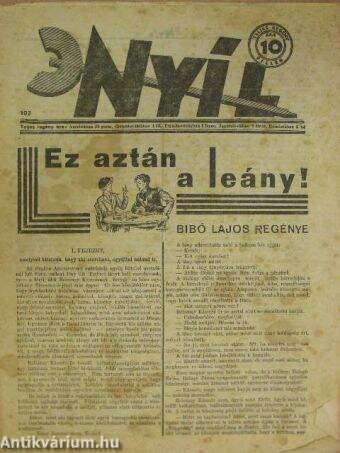 Nyíl 1933. május 11. - Ez aztán a leány!