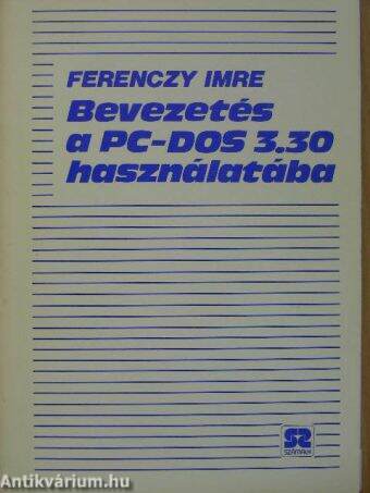 Bevezetés a PC-DOS 3.30 használatába