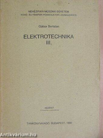 Elektrotechnika III.