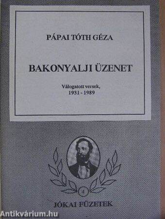 Bakonyalji üzenet