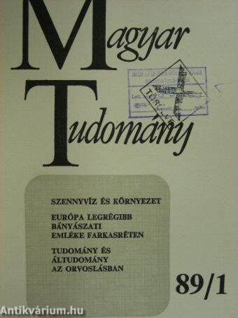 Magyar Tudomány 1989. január-december