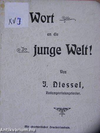 Ein Wort an die junge Welt! (gótbetűs)